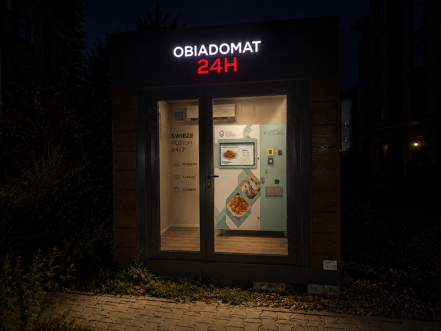 Obiadomat 24H z automatem MIDA 300T.